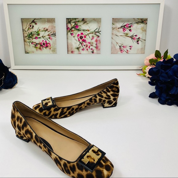 Tory Burch Shoes - Tory Burch 10 Gigi Calf Hair Block Heel Pumps